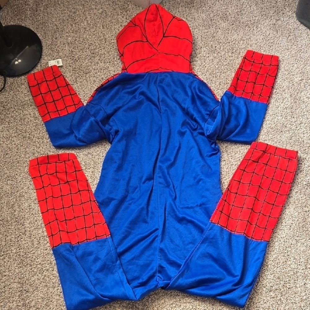 Marvel Spider-Man Red and Blue Superhero Costume Onesie - Picture 6 of 6